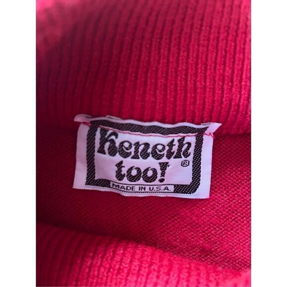 “Keneth Too” Vintage wool turtleneck - Picture 2 of 3